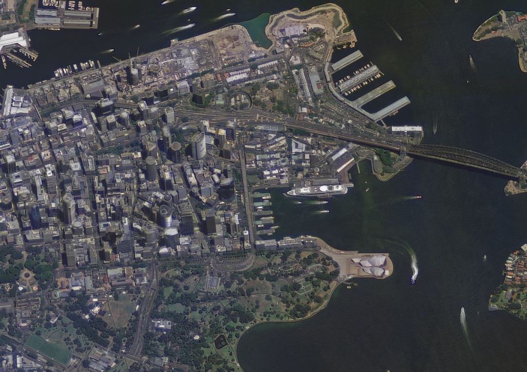 Пример снимка со спутника "Ресурс-П"
