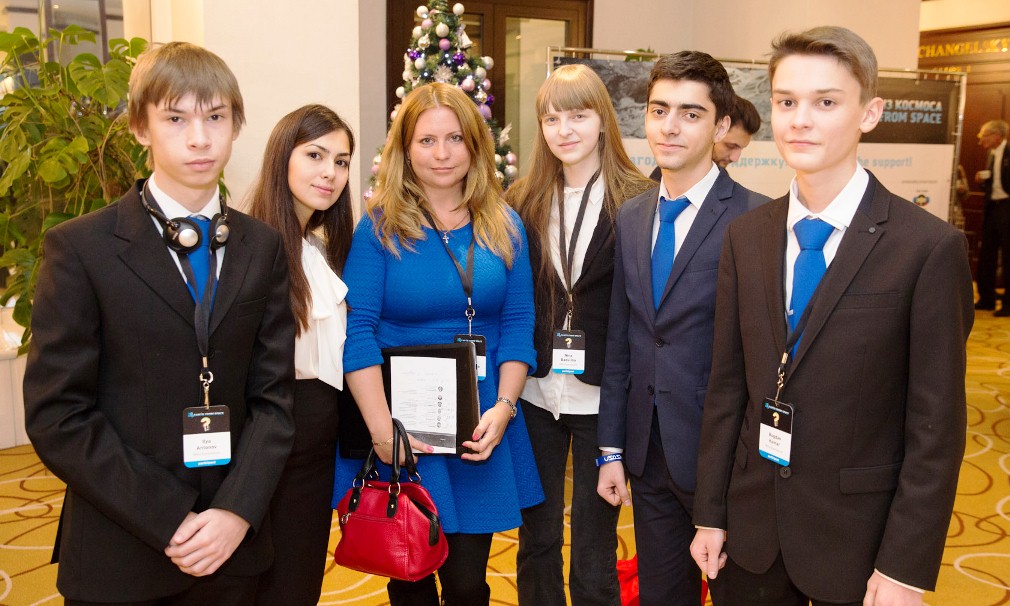 Участники летней проектной смены образовательного центра «Сириус» 